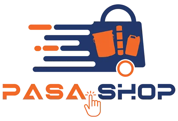 Logo oficial de PASA SHOP, tienda de productos para construcción